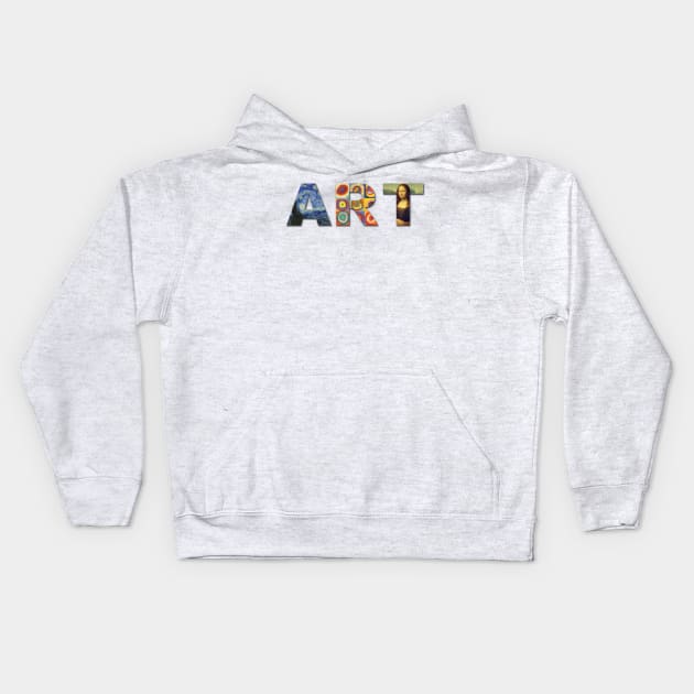 Art Artist Paintings Kids Hoodie by Scar